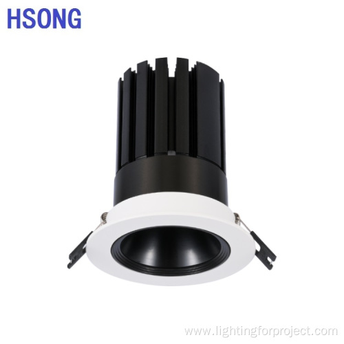 COB led recessed spotlight with honeycomb